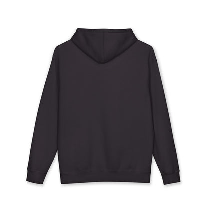 back of black hoodie to show that it is blank