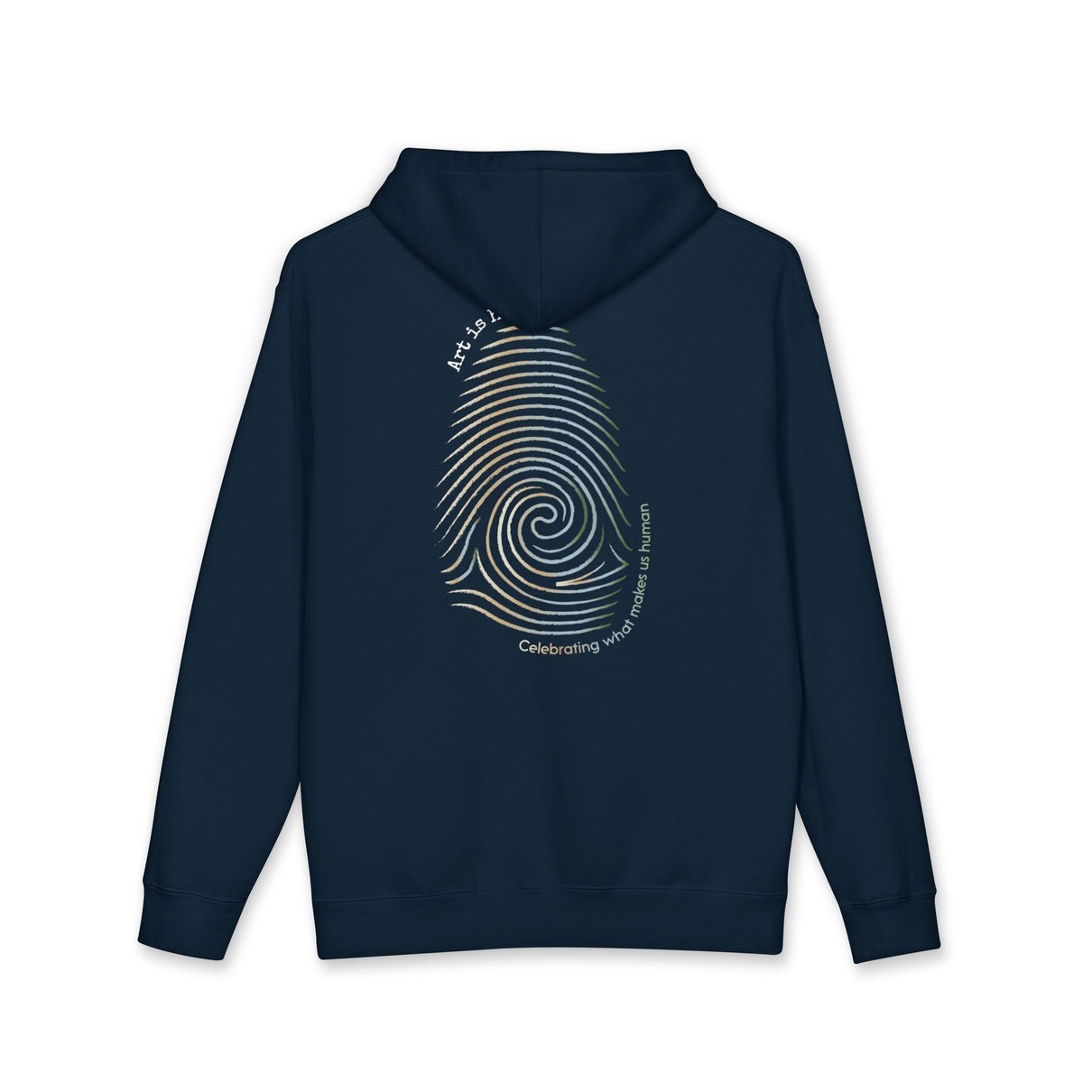 Art is Human. Period. | Color Gradient Heavyweight Hoodie