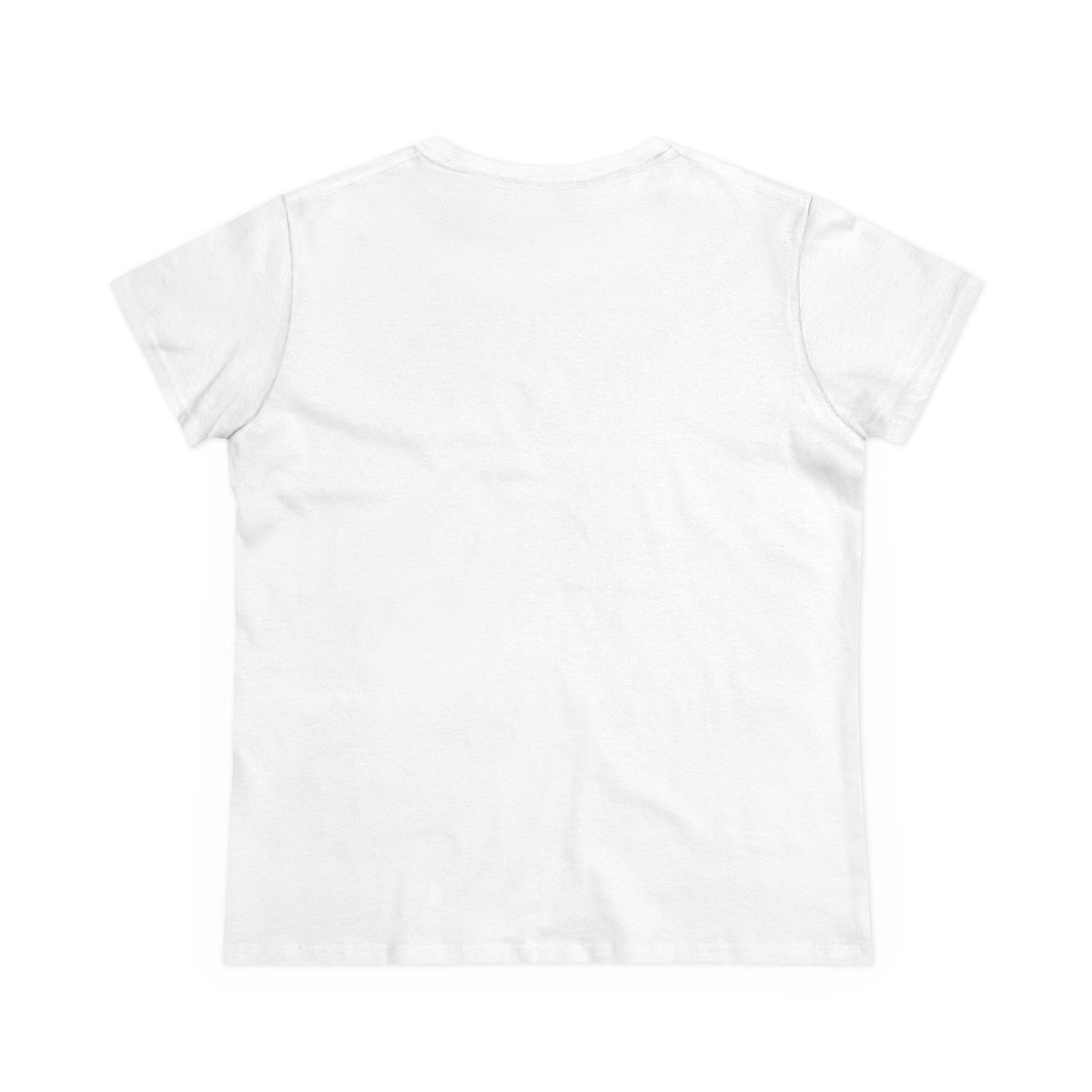 Plain white t-shirt on a white background