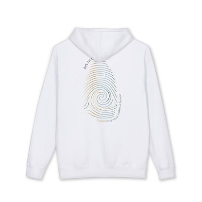 Art is Human. Period. | Color Gradient Heavyweight Hoodie