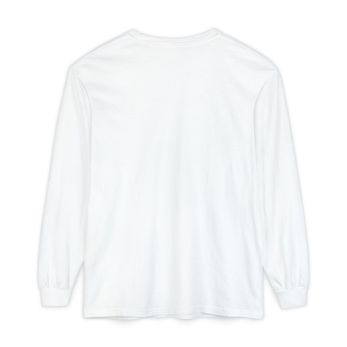 white long sleeve shirt on white background 
