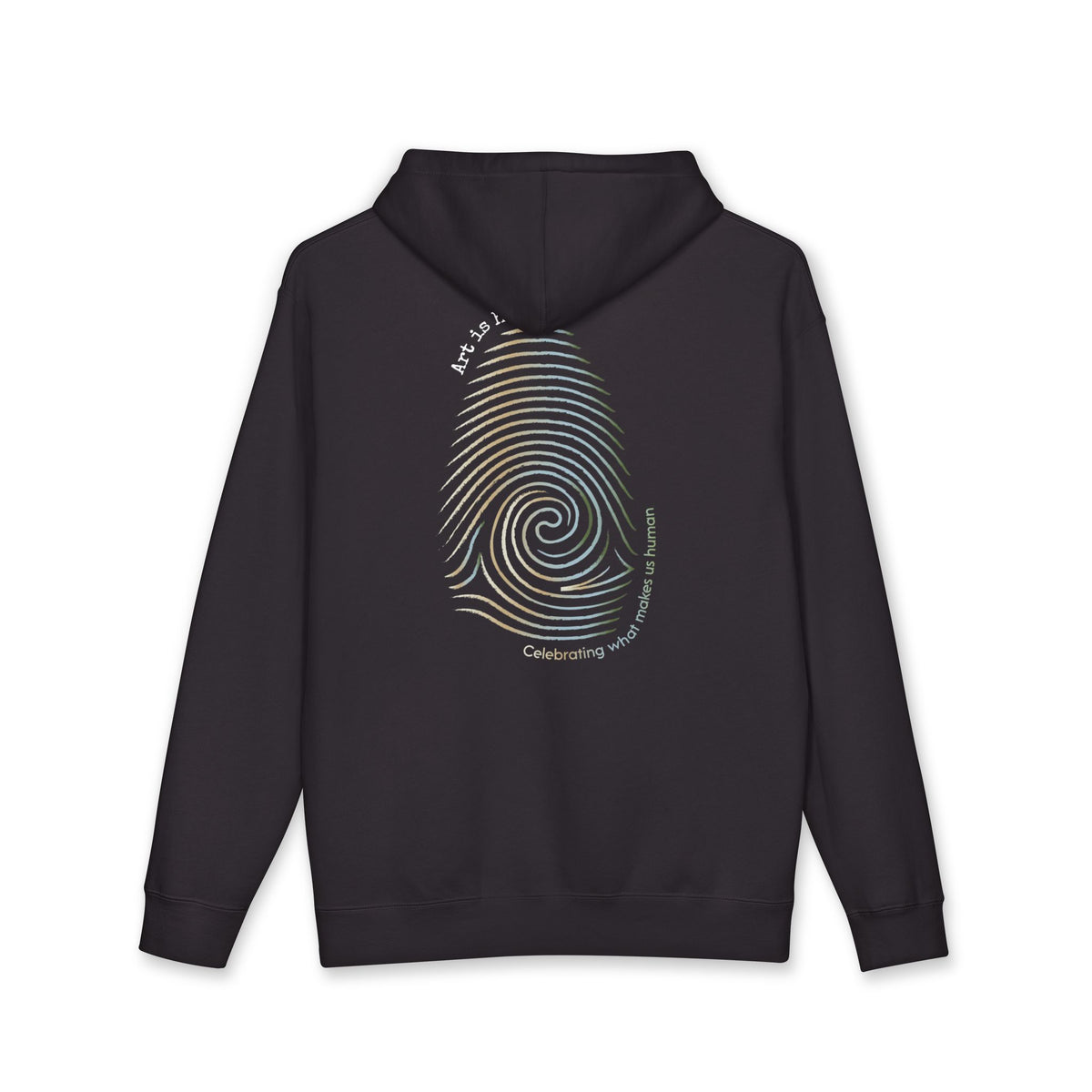 Art is Human. Period. | Color Gradient Heavyweight Hoodie