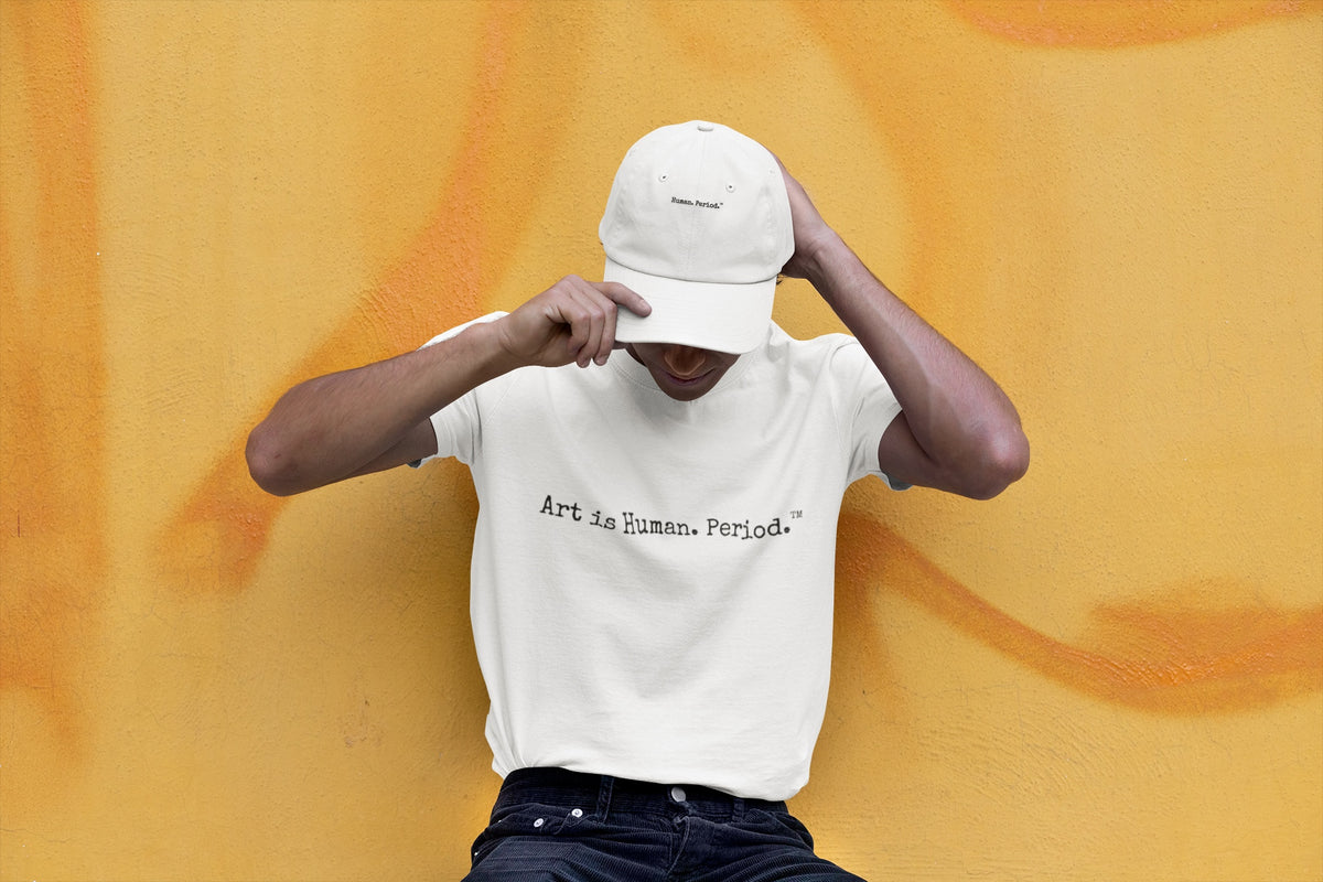 Art is Human. Period. | Oversized Unisex T-Shirt